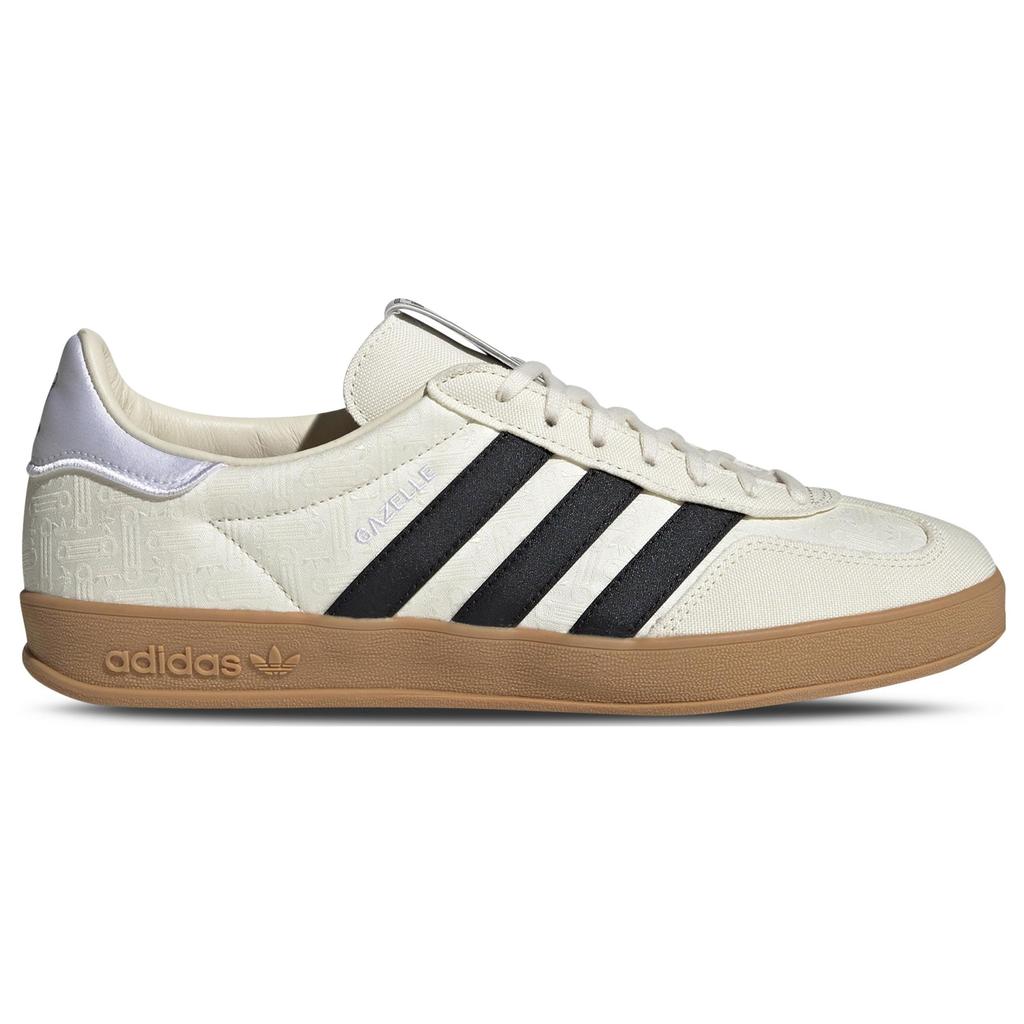 Adidas Кроссовки унисекс Gazelle Indoor Cream White Gum Core-черный песочный IG3677