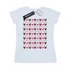 Disney Womens/Ladies Mickey And Minnie Christmas Hearts Cotton T-Shirt