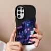 Чехол для Samsung Galaxy A26 S24 S25 S21 S23 Plus A25 S22 Ultra S20 FE Мягкая крышка для телефона A55 A35 A34 A54 A36 A24 Черный Кот Звездный