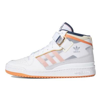 Forum Mid TT White Acid Orange Кроссовки унисекс Cloud-White Hazy-Copper FY4707