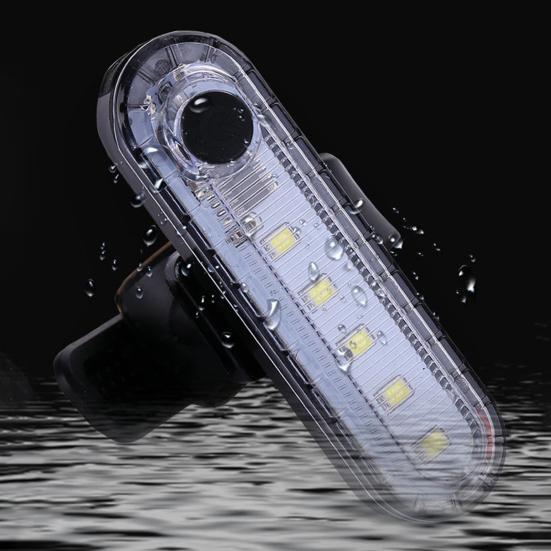 USB Rechargeable Bicycle Tail Light Energy-Saving LED Lamp Waterproof Bike Rear Safety Flashlight for Night Riding Outdoor Cycling