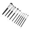 10PCS Makeup Brush Set Foundation Powder Concealer Eye Shadows Blush Makeup Brushes for Daily Use