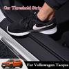 Для Volkswagen VW Tacqua 2019-2026 Автомобильные накладки на пороги Защитные наклейки на двери и багажник Устойчивые к царапинам и наступанию Интерьер