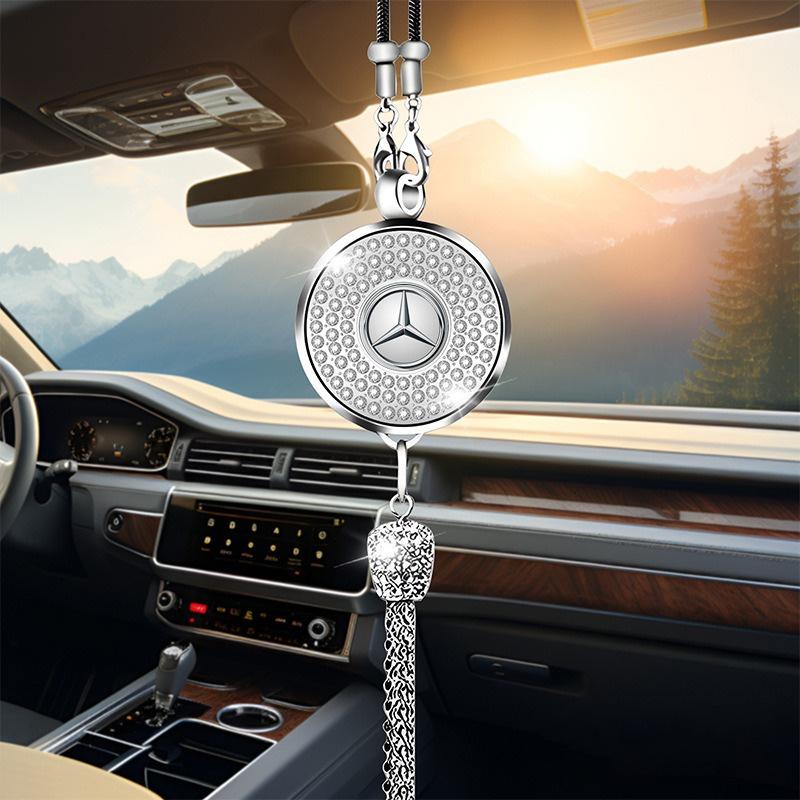CQZ1 1PCS Car Perfume Pendant Air Freshener Hanging Diffuser Accessory For Mercedes Benz B/C/E/S Class A Class C200L GLC GLK CLA GLA