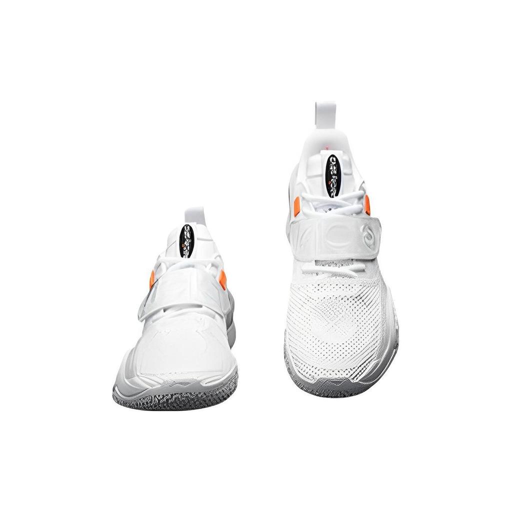 Li Ning All City 10 V2 White Heat Slip Resistant Durable Low Top Basketball Shoes Men Basketball Shoes ABAS059-3