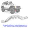 Aluminium Alloy Rear Axle Mount Strengthen Seat for Axial Direction SCX10 Mounting ShaftSilver