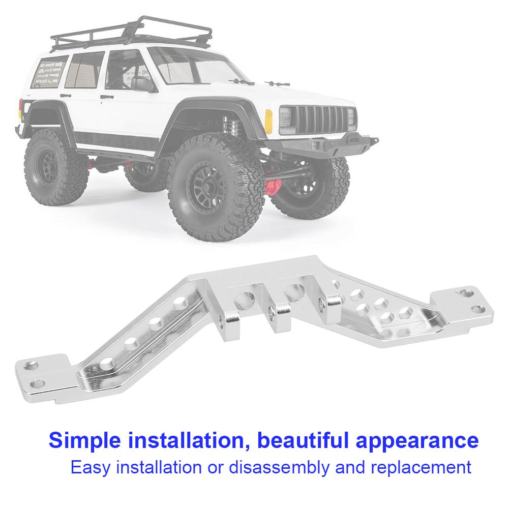 Aluminium Alloy Rear Axle Mount Strengthen Seat for Axial Direction SCX10 Mounting ShaftSilver