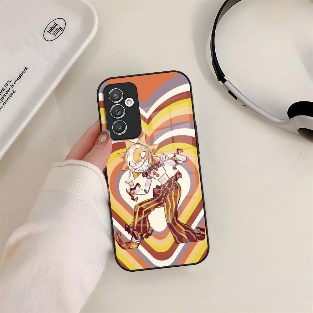 FNAF Сандроп Чехол для телефона Стекло Для Samsung S24 S26 S23 S20 S25 S21 S22 Ultra Fe Plus A05 A06 A16 A26 A36 A56 Чехол