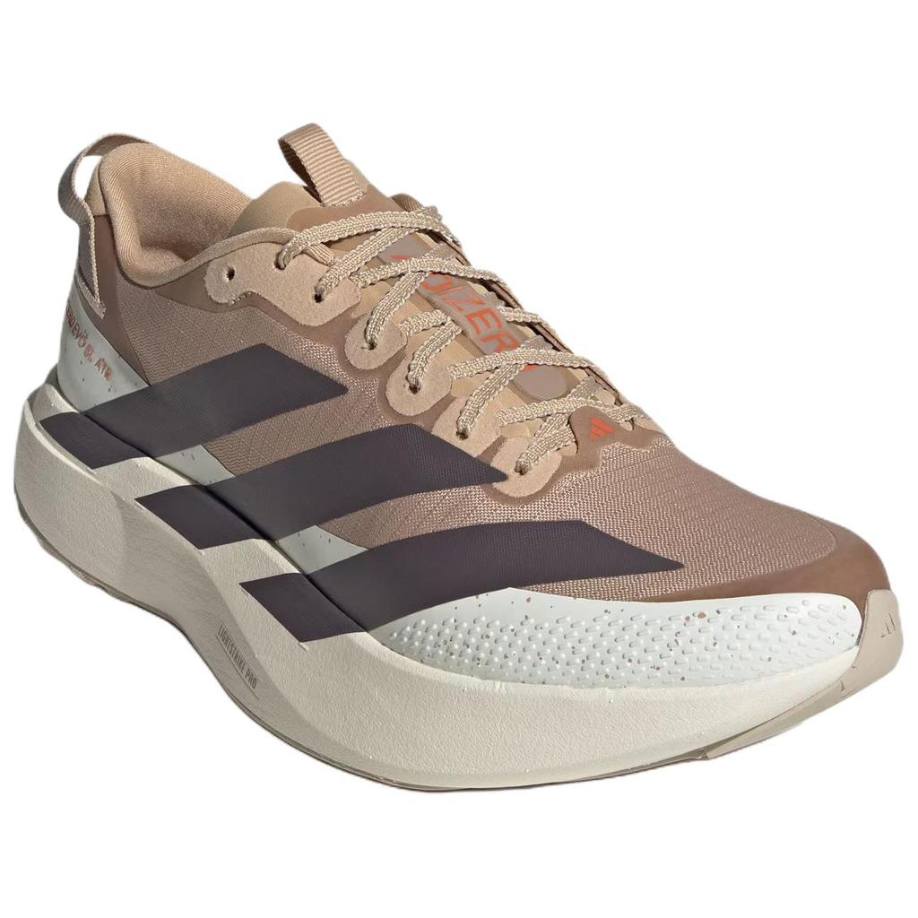 adidas Adizero Evo SL Увеличивающие рост Марафонские Беговые Кроссовки Мужские Бело-Коричневые KK2690
