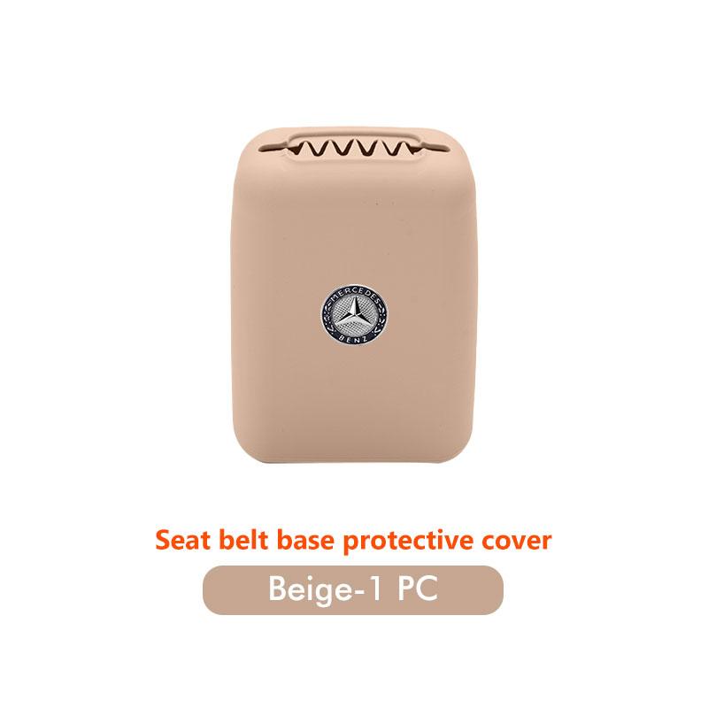 CQN1 For Benz Car Seat Belt Buckle Cover Anti-Scratch Protector Clip Car Accessories Interior W202 W212 W126 W140 W168 W177 CLS GLE