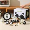 Керамический обеденный набор Shuixian New Panda из 12 предметов на двоих