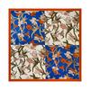 90cm Satin Printed Headscarf, Classic Floral Large Scarf, Women’s Shawl