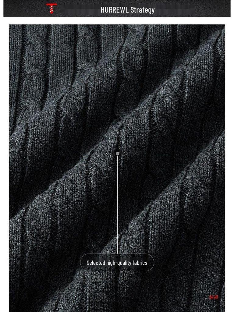 Men's 2023 Thick Velvet Turtleneck Sweater – Warm, High-End, 100% Cotton, Stylish and Comfortable