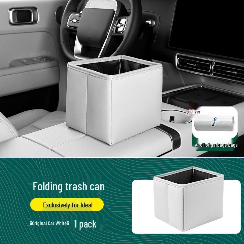Universal Car Trash Can: Seat-Mounted Interior Storage Accessory for L6, L7, L8, L9, i6, i8, MEGA Models
