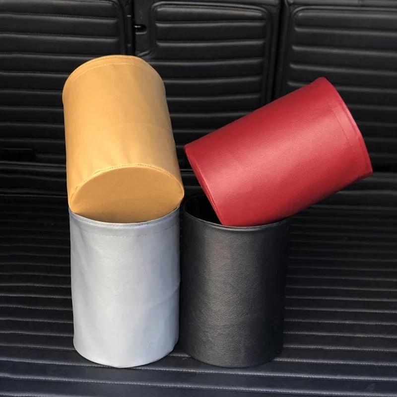 Складное автомобильное мусорное ведро Внутренний контейнер для мусора Органайзер для отходов Держатель Автомобильное хранилище Корзина Водонепроницаемое мусорное ведро для автомобиля