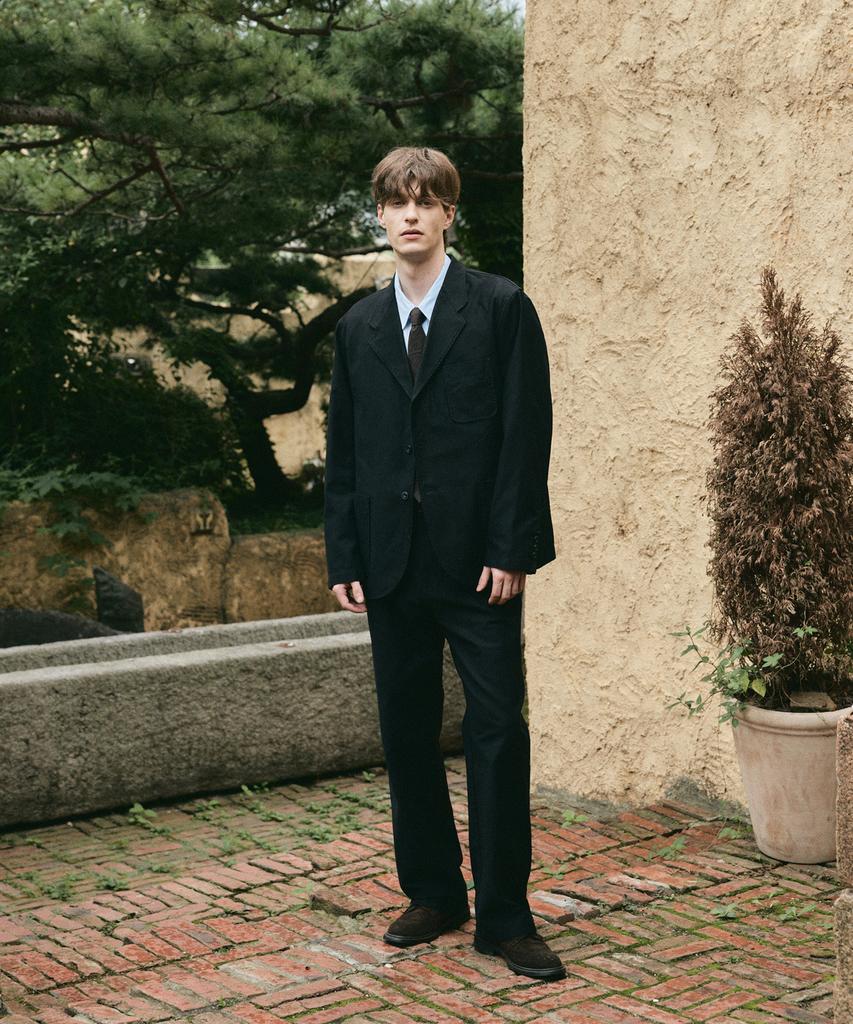 SIECLE Comfort Cotton Setup Pants (Washed Black)