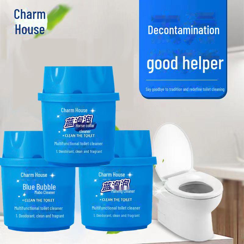 Blue Bubble Toilet Cleaner: Concentrated Aromatherapy Deodorant for A Fresh Bathroom