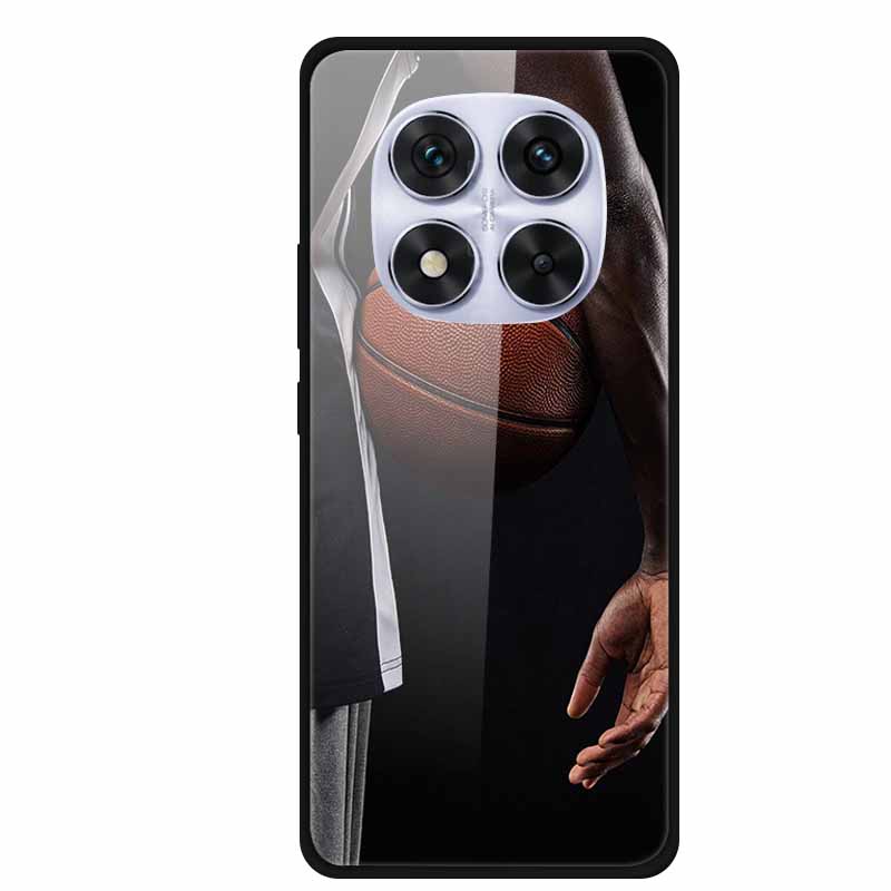 Закаленное Стекло Чехол Для Redmi Note 14 Pro Coque 14Pro Цветы Чехлы Для Телефона Для Xiaomi Redmi Note14 Pro Жесткий Задний Чехол Funda