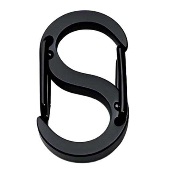 Застежка для ожерелья из нержавеющей стали S-образный замок-защелка Соединитель DIY Браслетная цепочка Брелок Ювелирные изделия Металлическая двойная застежка-карабин