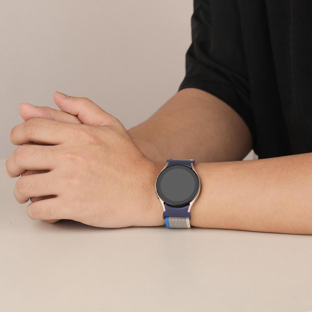 Нейлоновый ремешок No Gaps для Samsung Galaxy Watch 7 6 5 4 44 мм 40 мм спортивный ремешок для Galaxy Watch 6 Classic 47 мм 43 мм4 Classic 42 мм 46 мм5 Pro Bluetooth