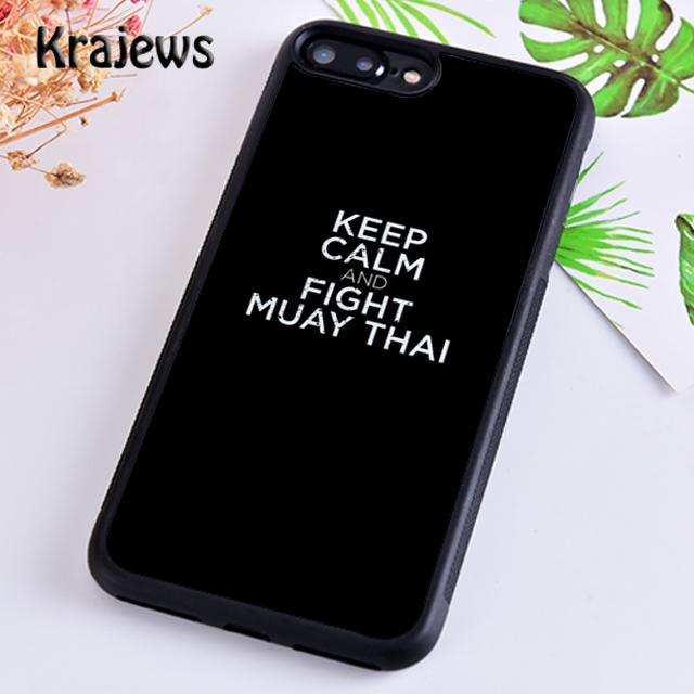 Krajews Чехол для телефона Муай Тай Кикбоксинг Бой Для iPhone 17 Air 16 15 14 plus 11 12 13 pro max coque Оболочка Fundas