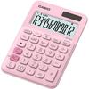 Calculatrice De Bureau - CASIO - MS-20UC-PK-S-UC - Rose - Ecran 12 Caractères - Energie Solaire Et Pile