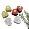 24PCS Tea Lights Candles Heart Flameless Candles Battery LED Valentine's Day Wedding Anniversary Decoration