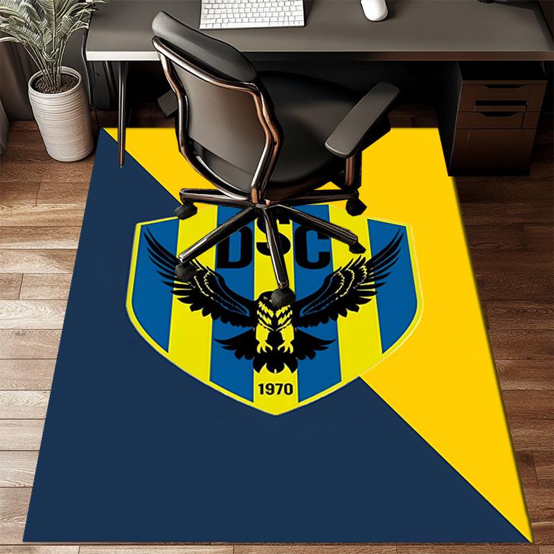 Duhok Dynamic Sports Emblem Rug Office Floor Mat - Machine Washable for Bedroom, bedroom, livingroom, Room Decor Fan Gifts Christmas