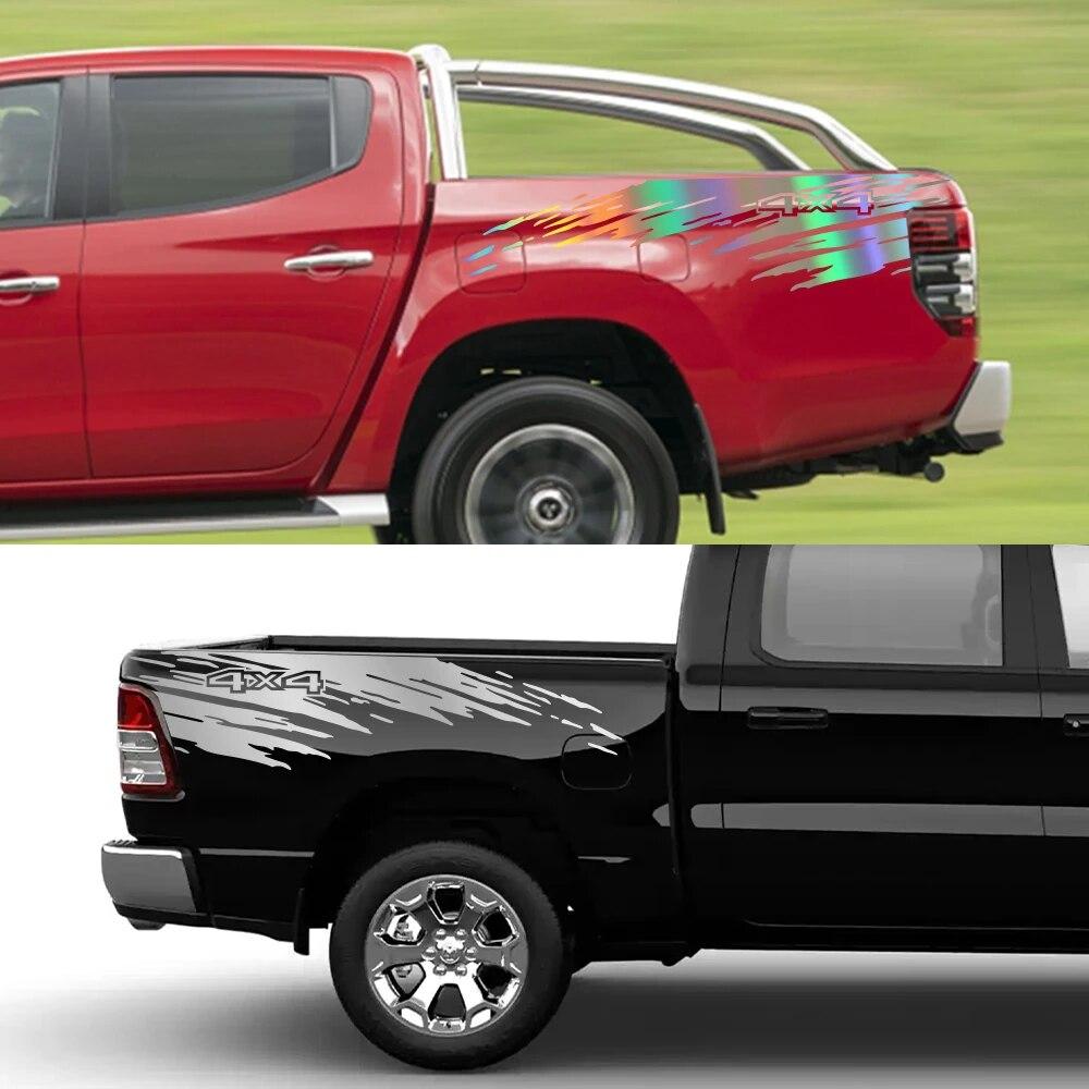Стильная наклейка для пикапа Mudslinger для Ford F150 Toyota Hiliux Dodge RAM Isuzu Dmax GWM Cannon, автомобильный набор для декора грузовика, наклейка