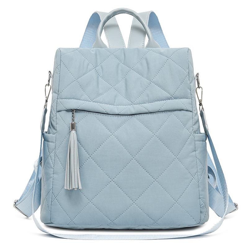 Женская многофункциональная сумка 2025: На плечо, Рюкзак, Через плечо, Клетчатый дизайн