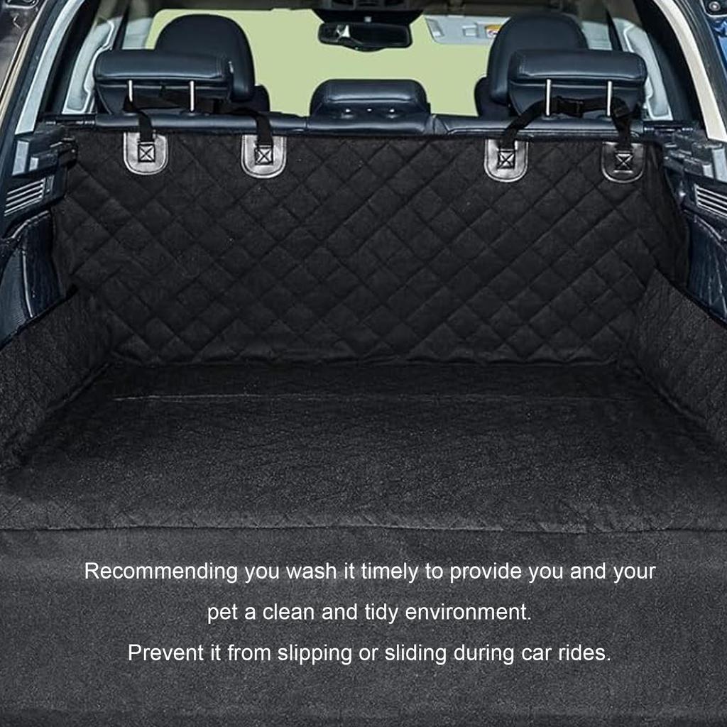 Защита багажника внедорожника для собак, чехол для грузового отсека для домашних животных, коврик на сиденье для собаки, протектор багажника автомобиля для транспортных средств, моющийся однослойный