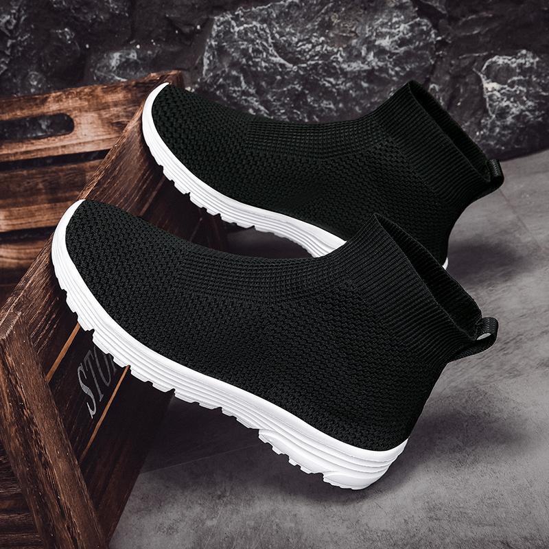 Женские черные мокасины, обувь для вождения, кроссовки, повседневные мужские ботинки без застежек, прогулочные минималистичные дышащие носки, обувь