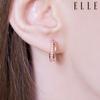 14K Outsider One-Touch Earrings (Gold Pin) ELGPEE435