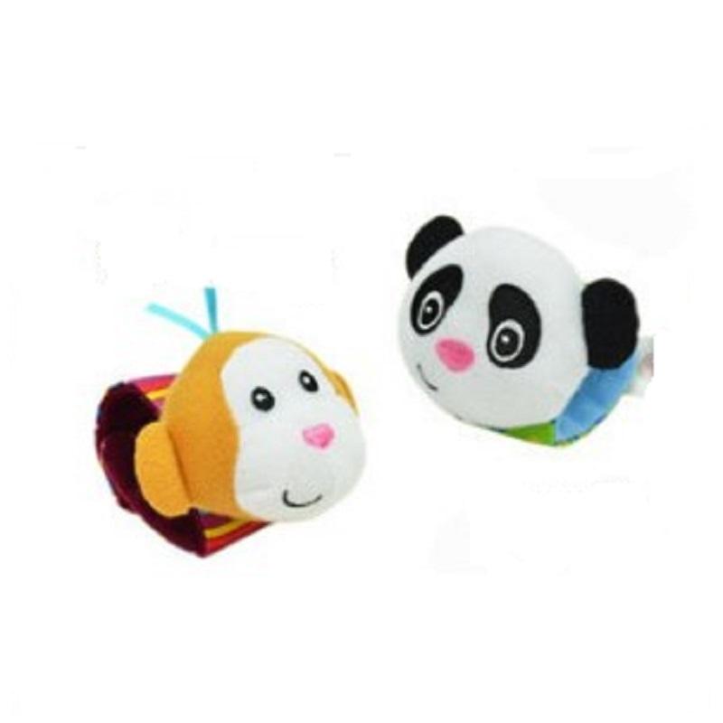 Детские игрушки для раннего образования 0-6 месяцев, детский браслет с рисунком насекомых, детская ручная погремушка, игрушка, погремушка в виде животных