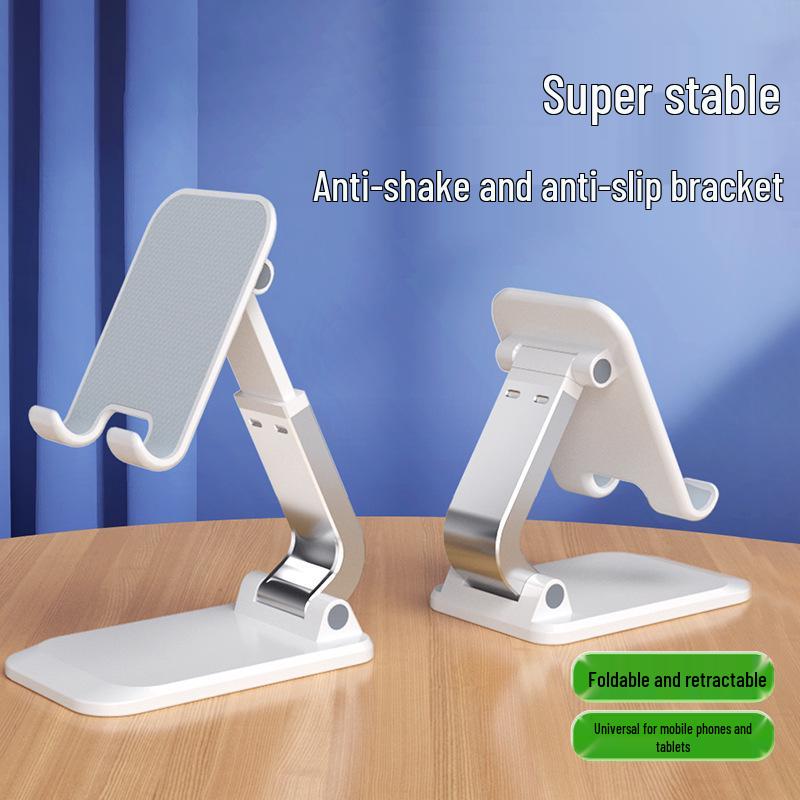 New Foldable Mobile & Tablet Stand: Multi-functional, Adjustable, Perfect for Live Streaming & Desktop Use