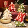 Pattern Tree Christmas Plush Pillows Cushions For Sofas And Room Decoration
