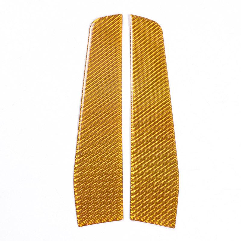 For Ford Maverick -2025 Soft Carbon Fiber Rear Trunk Window Spoiler Pillar Side Anti-Scratch Cover Trim Stickers Accessories