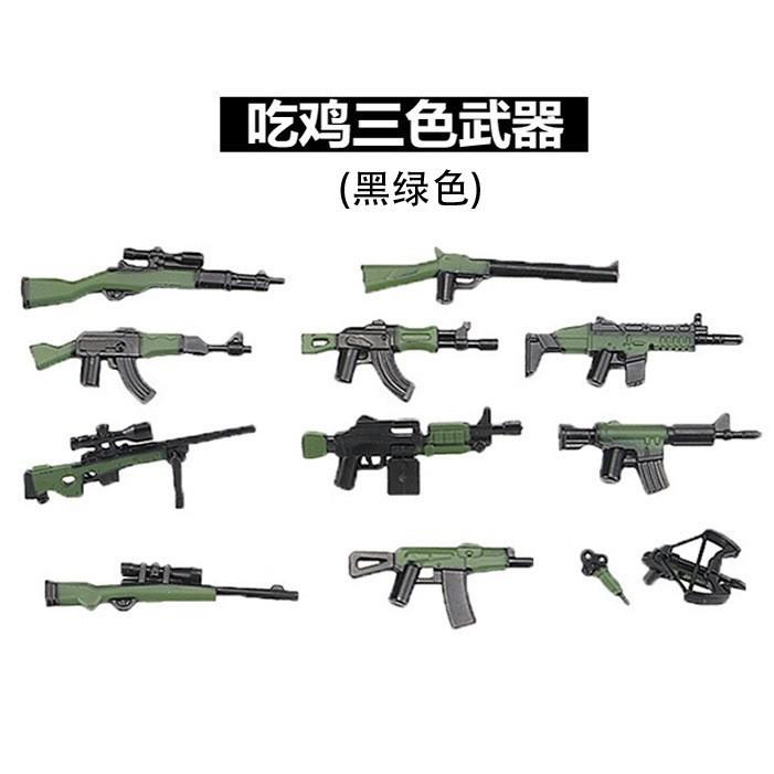 World War Ii Building Block Doll Military Toy Accessories Parachute Weapon Piece Equipment