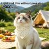 Dog Bandana Soft Fabric Cute Duck Cat Bandana, Yellow Print Pet Breathable Scarf Scarf, Adjustable Triangular Neck for Cats Small Dogs