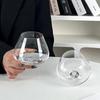 Вращающийся бокал для коньяка Прозрачный стакан Необычный бокал для виски Европейский стиль Бокалы для виски и ликера Пиво