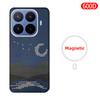 Для Xiaomi 17 T Pro/Xiaomi 17 T Чехол Углерод 600D 1500D Кевлар Арамидное Волокно Тонкий Жесткий Чехол Магнитный Черный Тонкий Легкий Красный