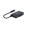 USB 3.0 Adapter - TooQ - TQHDA-01A - SATA 2.5" and 3.5" - Power Supply Included - Black