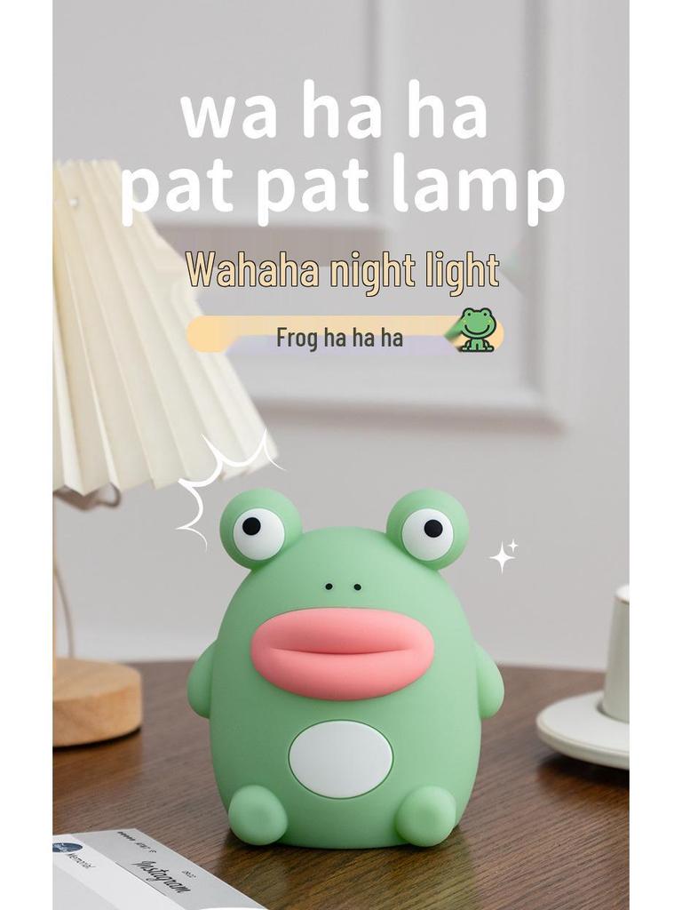 Wahaha Funny Frog Night Light: Cute Bedside Sleep Companion & Atmosphere Lamp