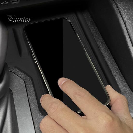 Защитный коврик для беспроводной зарядки центральной консоли, износостойкий, нескользящий, водонепроницаемый, для центральной консоли Toyota Prado 2024-2025