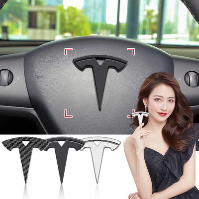 Наклейка с эмблемой в центр рулевого колеса автомобиля Аксессуары для Model S Model X Model Y Model 3 Roadster SpaceX