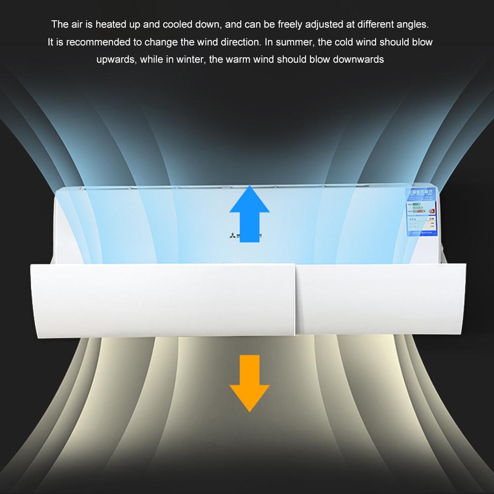 Retractable Air-Conditioner Deflector Adjustables Anti Direct Blowing Cold Wind Baffles for Home