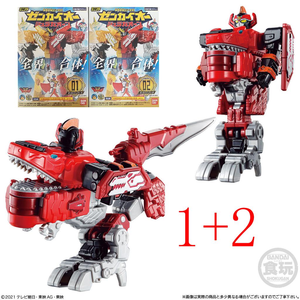 Супер Сентай KIKAI SENTAI ZENKAIGER JuranTyrano GaonLion ZENKAIOH JURAGAON Zenkai Gattai ZenkaiOh Сборная Модель Игрушки Подарки