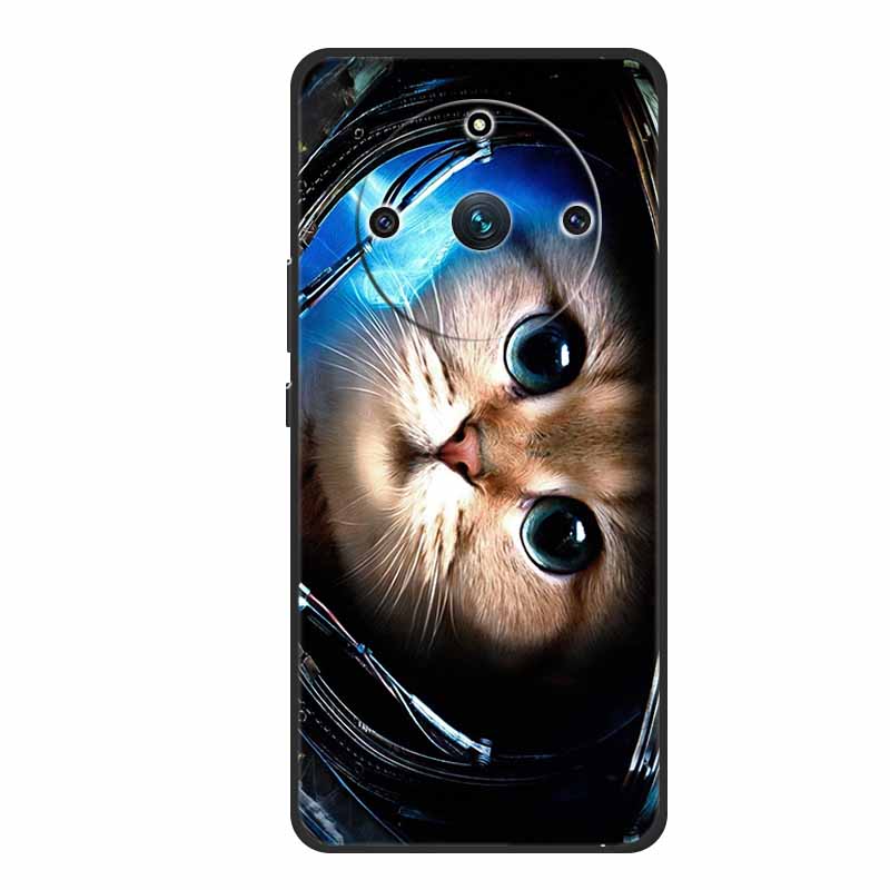 Чехол для Realme 12 Pro 12+ Мягкая задняя крышка из ТПУ-силикона для OPPO Realme 12 Pro+ Realme12Pro 12 + Модный крутой чехол с животными 5G