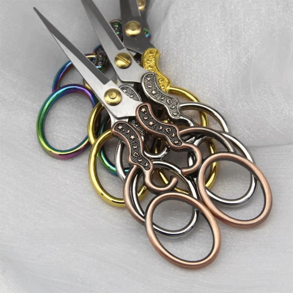 Floral Pattern Embroidery Scissors Zinc Zinc Zinc Alloy Craft Tailor Scissor Craft Tailor Threading