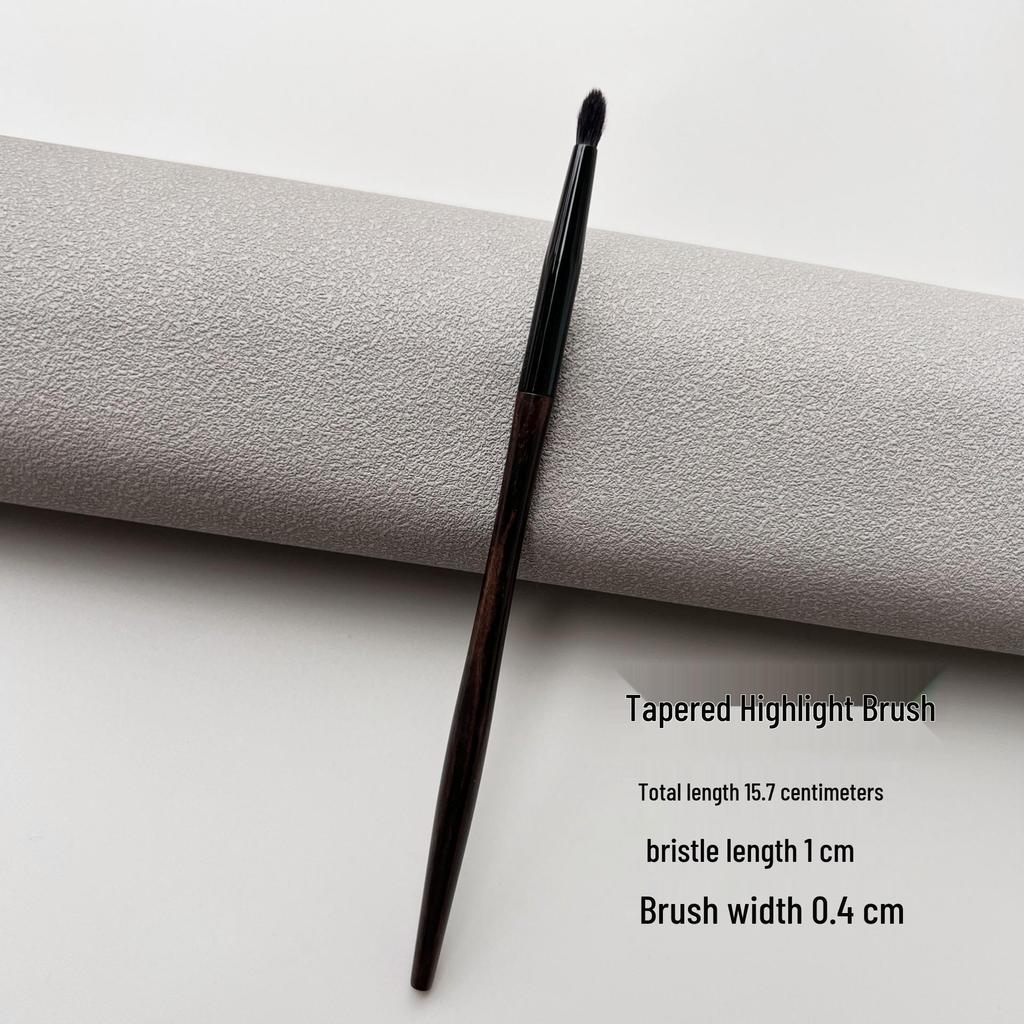 Ebony Handmade Eye Makeup Brush Set: Eyeshadow, Blending, Laydown & Detail Brushes